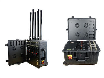 8 Antennas Drone Signal Jammer / 2.4 Ghz Frequency Jammer With 2 Hours Inner Battery